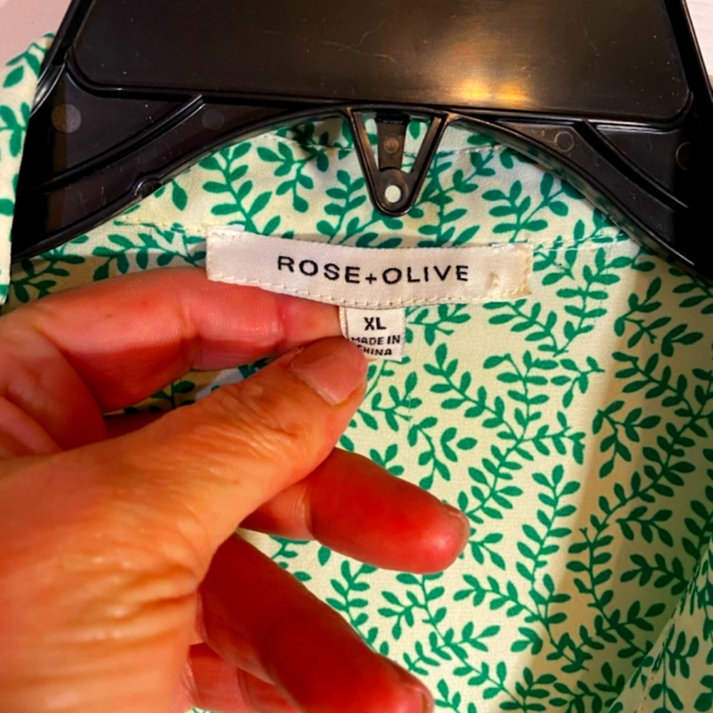 Ladies button down blouse